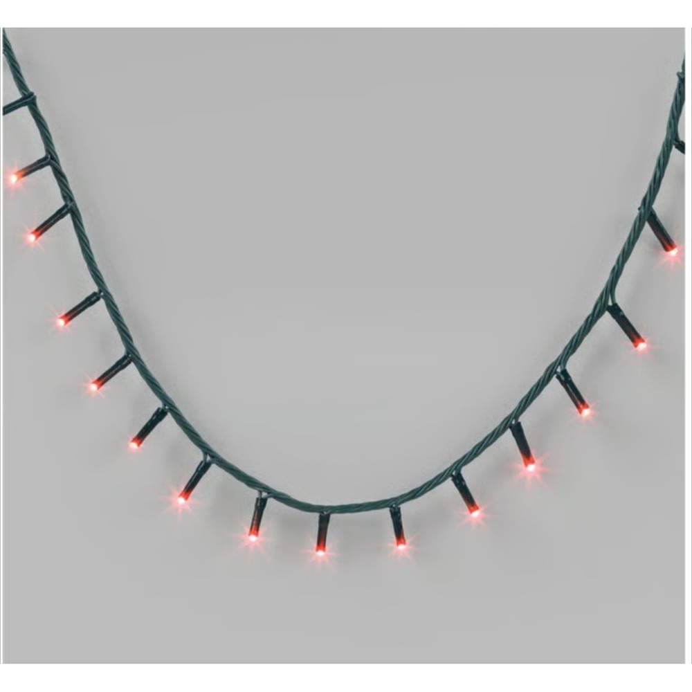 Wondershop 100 LED MICRO String Lights RED Xmas Valentine's Day Decor
